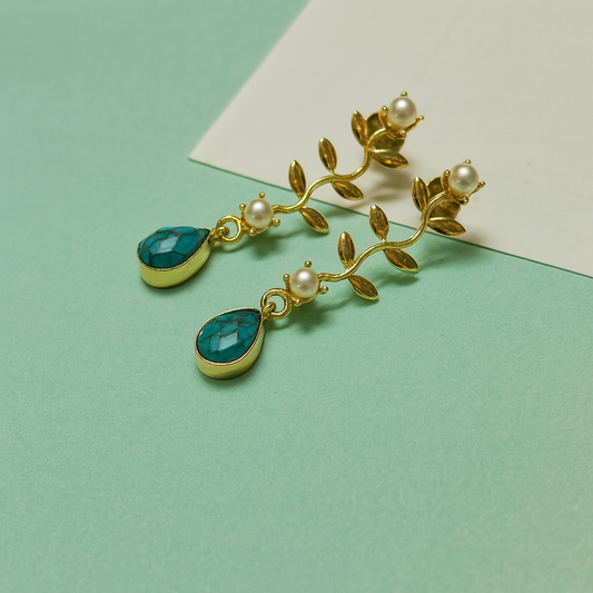 Forest Vine Drop Earring