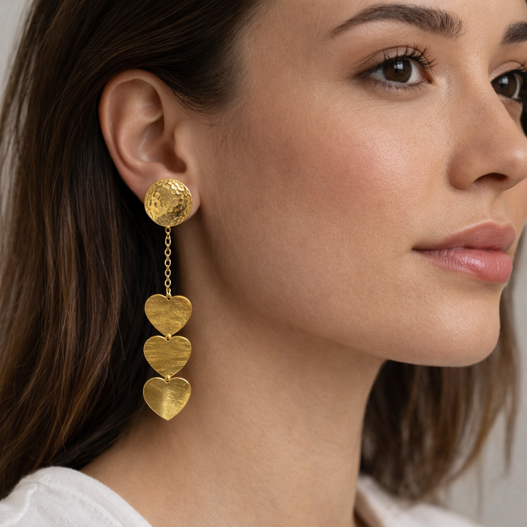 Classic Heart Love Jewelry Earrings