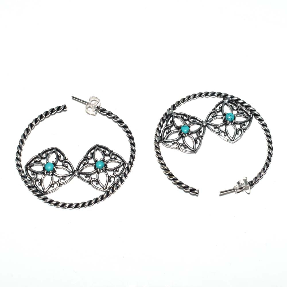 Santa Rosa Turquoise Jewelry Gemstone Fashion Ethnic earring EAR-4913