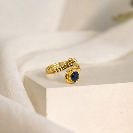 Trio Front Adjustable Ring RIN02-GLD
