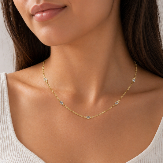 Minimalist Gold Chain Necklace for Women Elegant Everyday Jewelry CH03-GLD