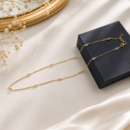 Minimalist Gold Chain Necklace for Women Elegant Everyday Jewelry CH03-GLD