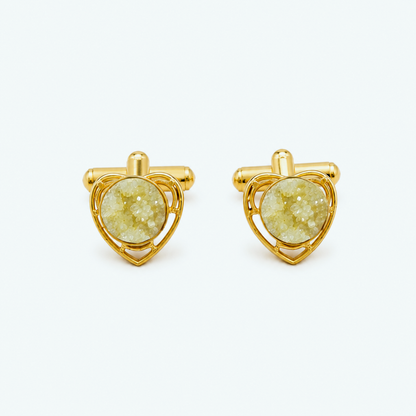 Classic Gold Plated Cufflinks for Men Formal Shirt Accessory CL-PARENT-GLD02
