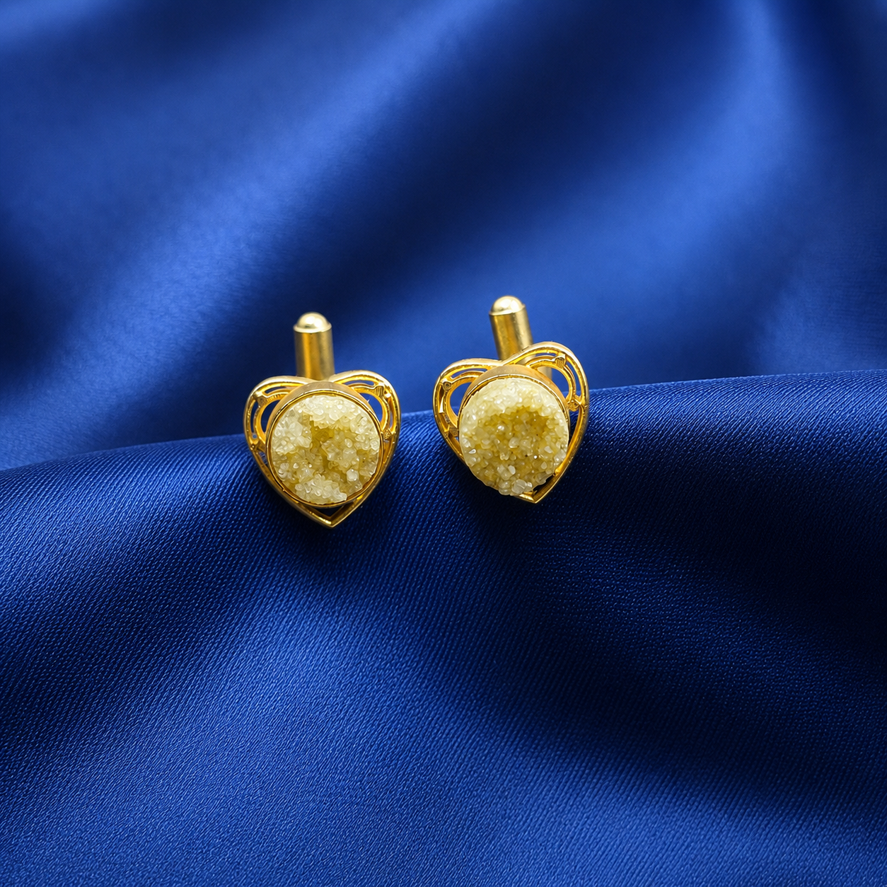 Classic Gold Plated Cufflinks for Men Formal Shirt Accessory CL-PARENT-GLD02