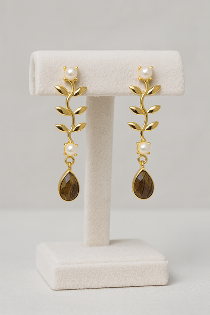Forest Vine Drop Earring
