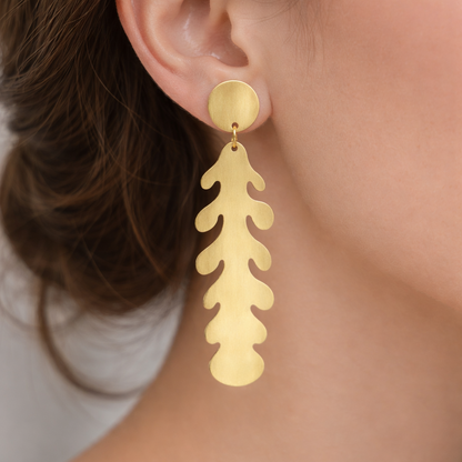 Desert Plant Cactus Inspired Earrings Elegant