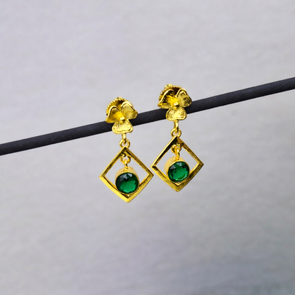 Small Drop Earrings Elegant Everyday Gemstone Jewelry