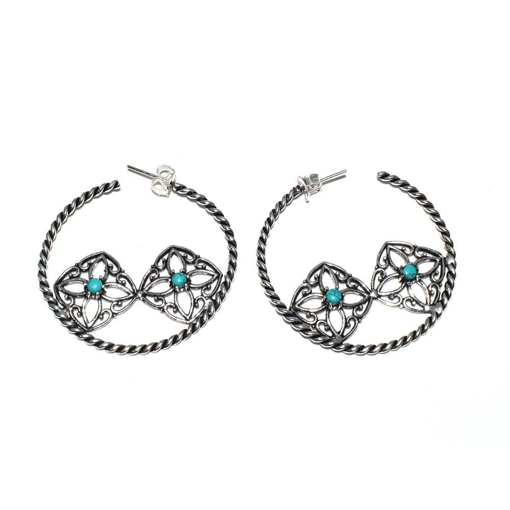 Santa Rosa Turquoise Jewelry Gemstone Fashion Ethnic earring EAR-4913