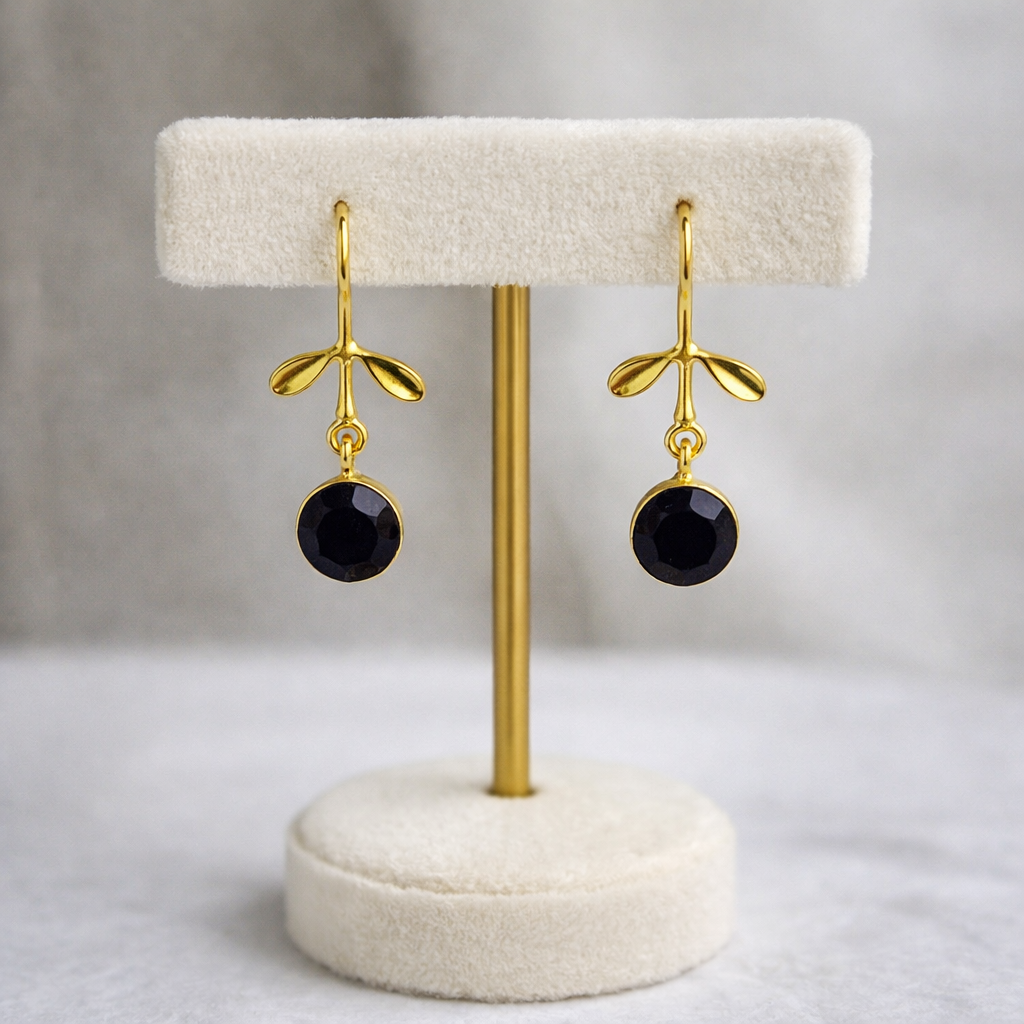 Minimalist Gold Dangle Earrings Romantic Jewelry Gift for Her EAR07-GLD