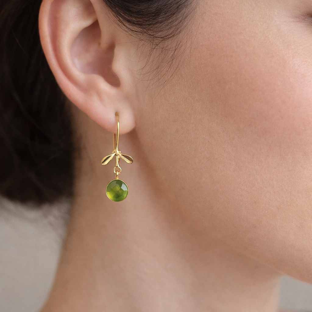 Minimalist Gold Dangle Earrings Romantic Jewelry Gift for Her EAR07-GLD