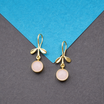 Minimalist Gold Dangle Earrings Romantic Jewelry Gift for Her EAR07-GLD