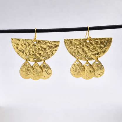 Elegant Silver Geometric Drop Earrings EAR10-PLN