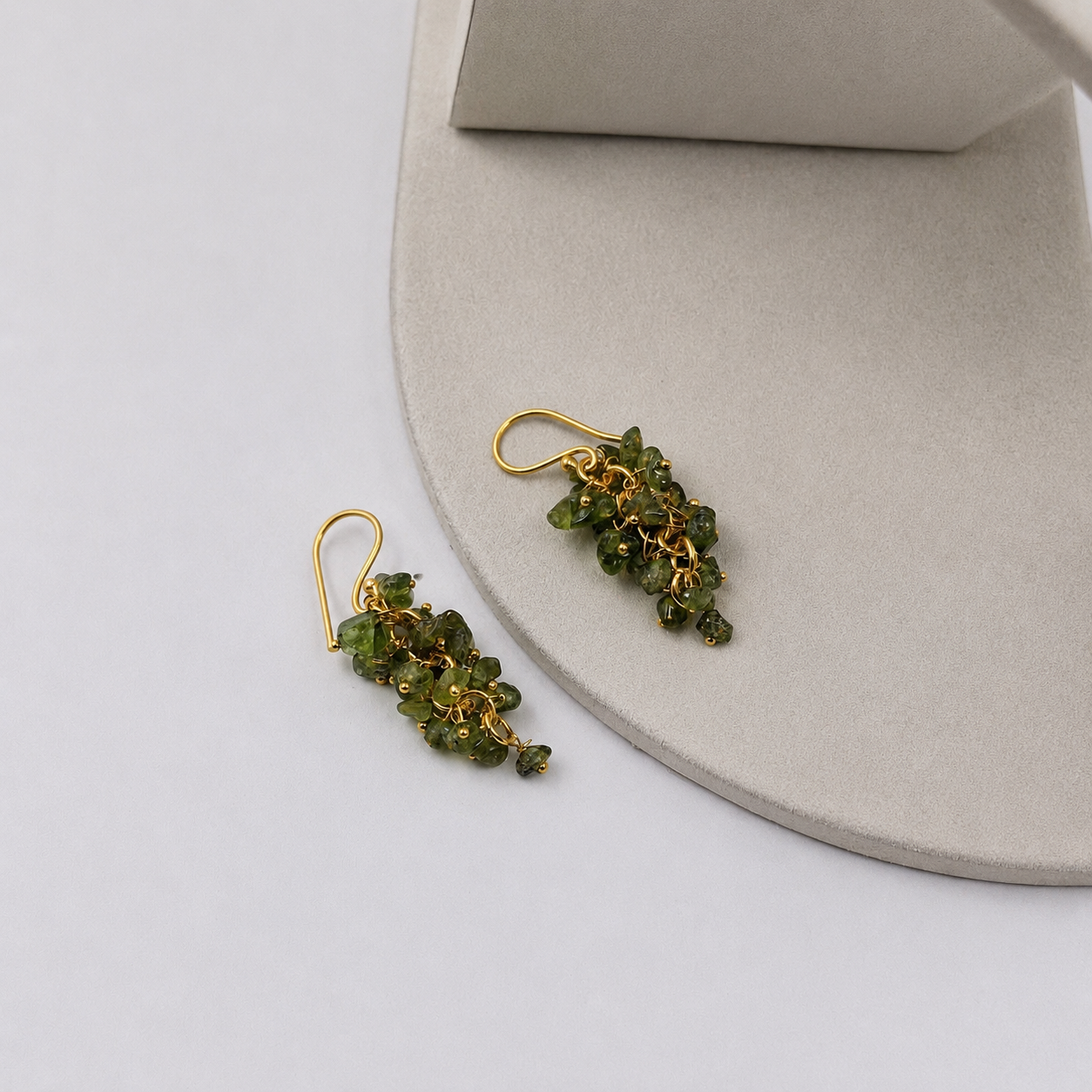Boho Cluster Drop Earrings for Women Statement Fashion Jewelry EAR16-GLD