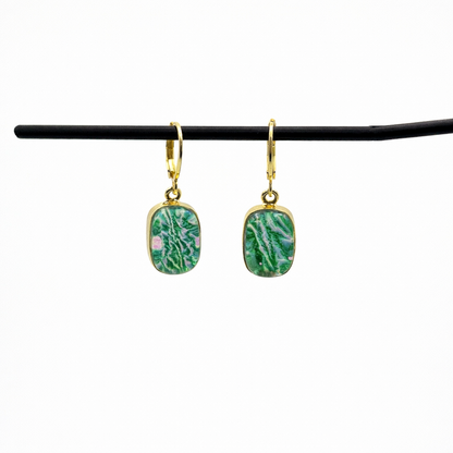Urban Luxury Frost Gemstone Drop Earring LB03-GLD