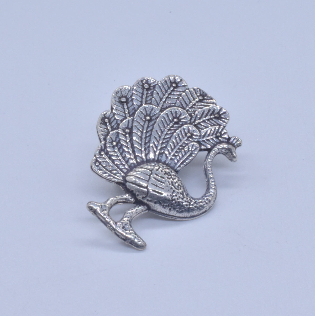 Dancing Peacock Septum Silver Plated Peacock Jewelry Nose Ring NR-02