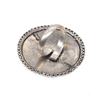 Oxidized Adjustable Ring Stunning Silver Plated Women's Ring Gift RIN-6788