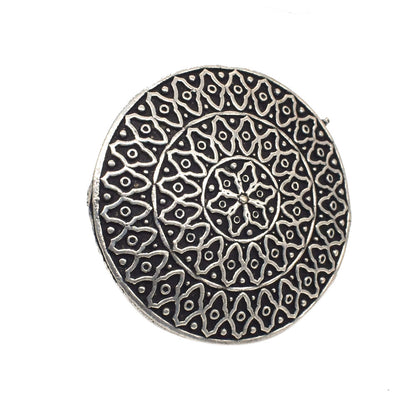 Oxidized Silver Adjustable Ring Silver Plated Women's Ring Gift RIN-6789
