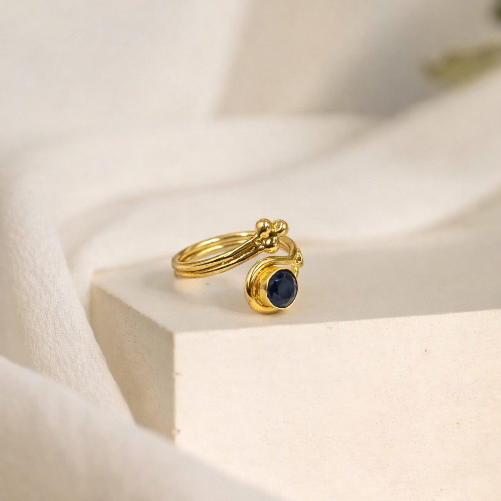 Trio Front Adjustable Ring RIN02-GLD