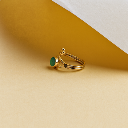 Trio Front Adjustable Ring RIN02-GLD
