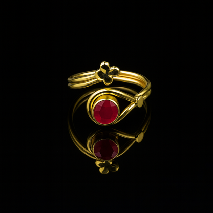 Trio Front Adjustable Ring RIN02-GLD