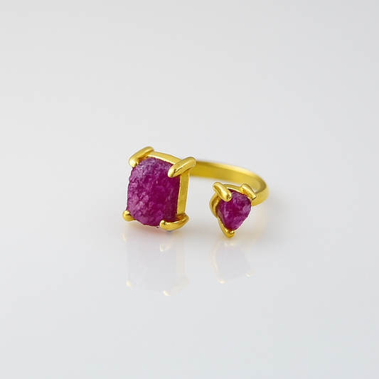 Stackable Band Druzy Ring RIN11-GLD