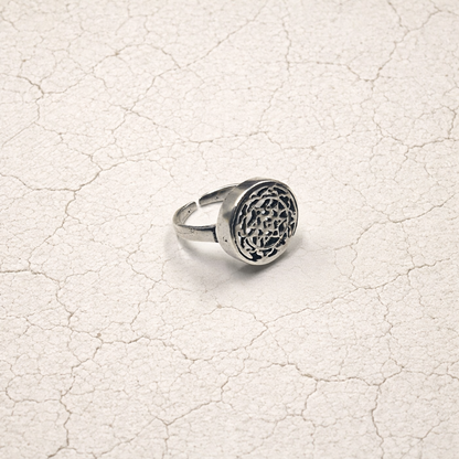 Sacred Geometry Ring Unisex Statement Jewelry SRIN02-PLN