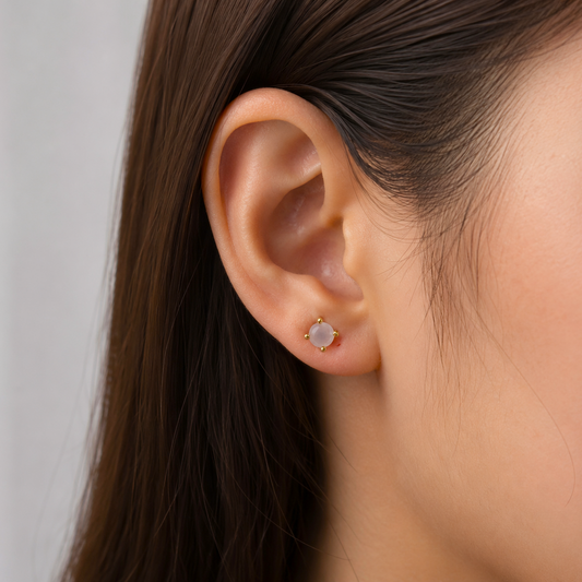 Gold Plated Vintage Stud Earrings for Women Statement Fashion Jewelry ST17-GLD