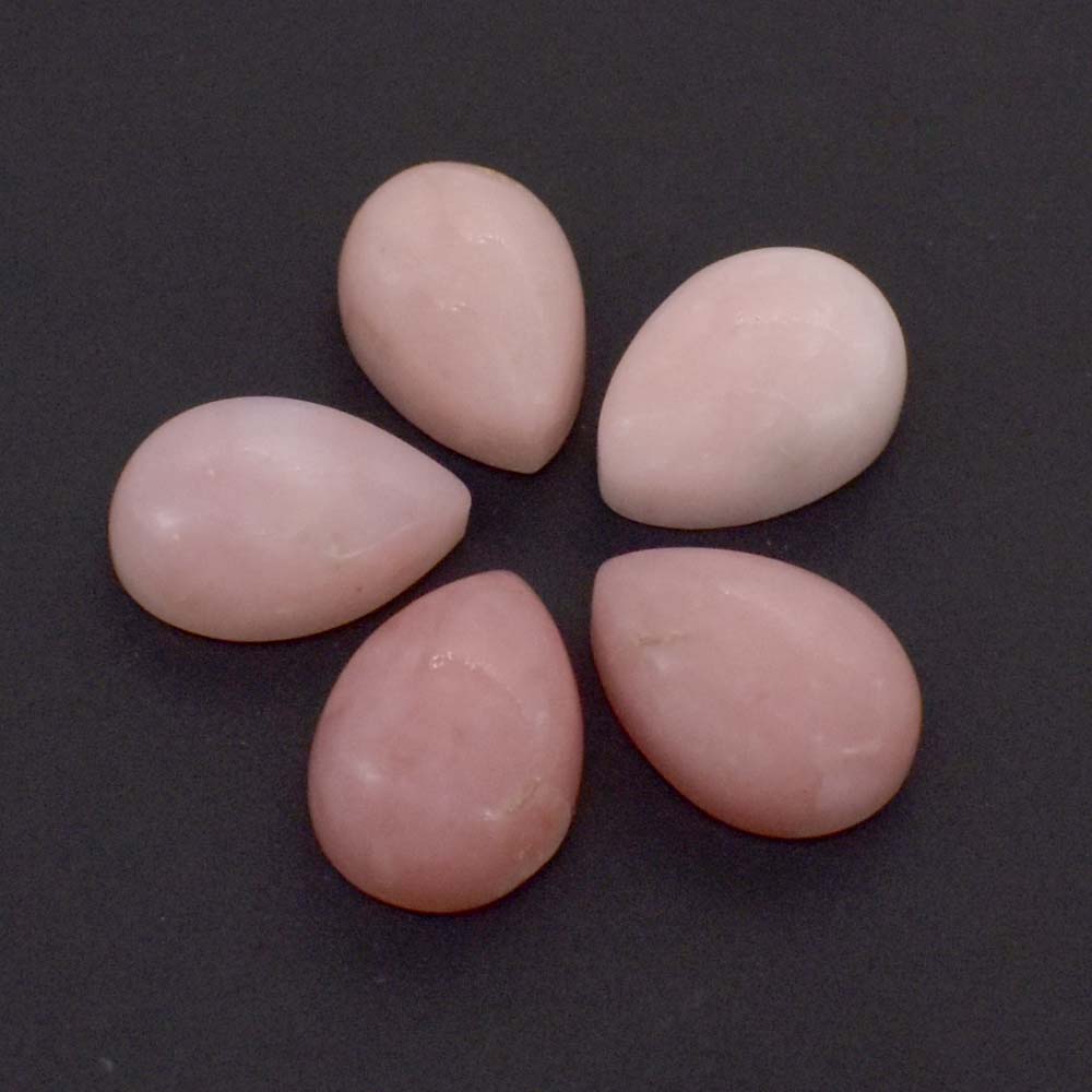 30 Cts Natural Pink Opal Wholesale Lot Pear Shape Loose Gemstone Healing STO-387
