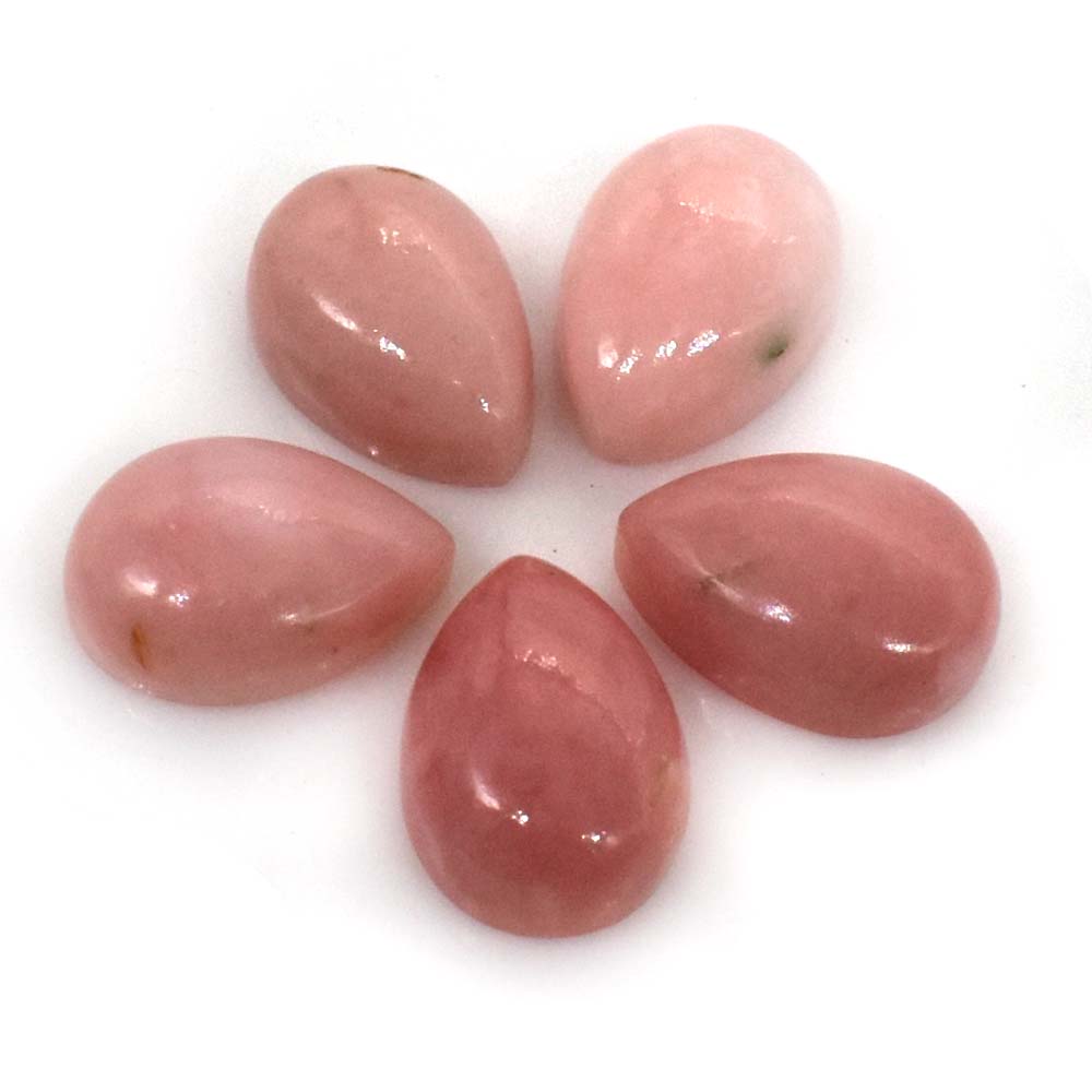 30 Cts Natural Pink Opal Wholesale Lot Pear Shape Loose Gemstone Healing STO-387