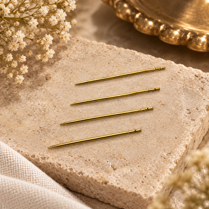 Gold Fruit Picks Elegant Food Skewers Party Appetizer Serving Set TP01-GLD-STD