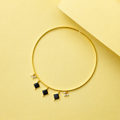 Luxury Gold Choker Necklace for Women Elegant Statement Jewelry WCKR05-GLD
